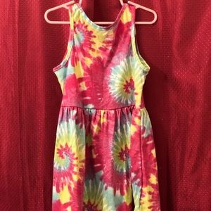 Tie dye summer dress